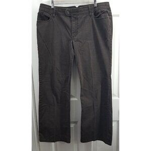 Chico’s Platinum Embellished Pockets Brown Val MS jeans size 3 (16) short